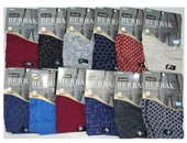 BERRAK 4497 ERKEK MODAL DESENLİ BOXER 10 ADET  L ÇOK RENKLİ thumbnail 2