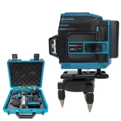 Plus Çift Akülü 12 Köşe 360° 58Vf Otomatik Hizalamalı Lazer Metre (Mavi) EEA302 (B) - 1