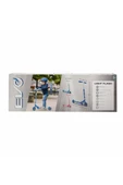 Sunman Evo 2 Tekerlekli Flash Işıklı Mavi Scooter 1437766 - 2