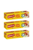Koroplast Buzdolabı Poşeti Kilitli Küçük Boy 19x25 Cm 12 Adet - 3'lü - 1