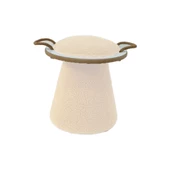 Mushroom Mantar Puf Teddy Koltuk Bench - 5