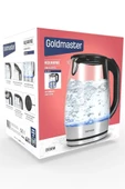 Goldmaster Aquarıne IN-6342 2200 W 1.7 lt Işıklı Cam Kettle - 7