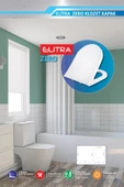 ELİTRA Elitra Soft Amortisörlü Yumuşak Kapanır Zero Klozet Kapağı - 1