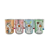 New-Max Sevimli Ördek Figürlü Aksesuarlı Islak Mendil 4'lü Paket Toplam 96 Yaprak 24*4 - 1