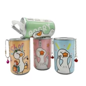 New-Max Sevimli Ördek Figürlü Aksesuarlı Islak Mendil 4'lü Paket Toplam 96 Yaprak 24*4 - 2