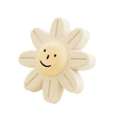 Plastik Papatya Gülücüklü Aytaşı Krem Mobilya Çoçuk Odası Dolabı Kapak Kulpu Çekmece Kulbu 1 ADET thumbnail 5