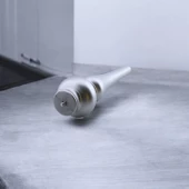 Damla Plastik Sehpa Ayağı 42 cm Gümüş Gri Orta Sehpası Ayak Zigon Sehpa Mobilya Masa Ayakları 1 Adet - 6