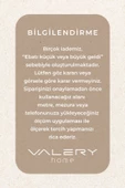 Vl Yıkanabilir Kaymaz Tabanlı Violin Embos Kesme Rulo Halı Yolluk Krem Z1002b - 6