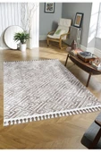 Olivia Vl Iskandinav Halı Premium Kalite Oturma Odası, Mutfak, Antre, Koridor Halısı 7008 Krem - 2