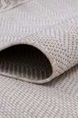 Nirvana Sisal Plus Vl Yumuşak Dokuma Doğal Görünüm Örgü Saçaklı Düz Desenli Kilim - 2