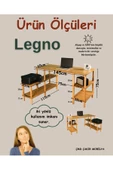 ÇMD ÇAKIR MOBİLYA Legno Çalışma Masası: Minimalist Mdf, Ahşap Ayak Ve Yazıcı Rafı - 2
