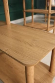 ÇMD ÇAKIR MOBİLYA Legno Çalışma Masası: Minimalist Mdf, Ahşap Ayak Ve Yazıcı Rafı - 7