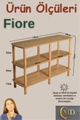 ÇMD ÇAKIR MOBİLYA Fiore Çok Amaçlı Dolap: Minimalist Mdf Ve Ahşap Tasarım - 2
