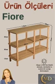 ÇMD ÇAKIR MOBİLYA Fiore Kitaplık: Minimalist Mdf Ve Ahşap Tasarım - 2