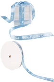 Kına Atölyesi Hoşgeldin Bebek Baskılı Saten Kurdela 1cm 10 Mt - 8