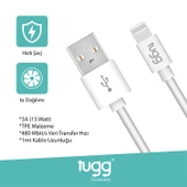 Tugg Germany Orjinal Hızlı Şarj Kablosu 1m USB-Lightning Uyumluluk (Apple İos İçin) 104600 - 2