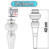 Damla Plastik Sehpa Ayağı 42 cm Ahşap Desenli Orta Sehpası Ayak Zigon Sehpa Mobilya Ayakları 1 Adet thumbnail 2