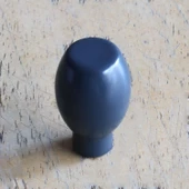 Metal Tek Vidalı Düğme Antrasit Kulp Mobilya Mutfak Dolabı Çekmece Dolap Kulpları Kapak Kulpu Kulbu thumbnail 3