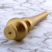 Damla Plastik 4 Adet Sehpa Ayağı 42 cm Gold Altın Orta Sehpası Ayak Zigon Sehpa Mobilya Ayakları thumbnail 4