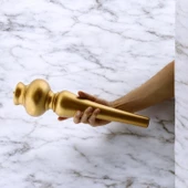 Damla Plastik 4 Adet Sehpa Ayağı 42 cm Gold Altın Orta Sehpası Ayak Zigon Sehpa Mobilya Ayakları thumbnail 6