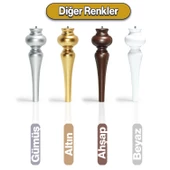 Damla Plastik 4 Adet Sehpa Ayağı 42 cm Gold Altın Orta Sehpası Ayak Zigon Sehpa Mobilya Ayakları thumbnail 5