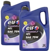 Elf Tranself Nfx Sae 75W Yarı Sentetik Şanzıman Yağı 2 x 3 Litre - 1