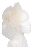 Kına Atölyesi Nikah Şapkası Tüllü thumbnail 2