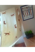 Plaj Havlusu ,Banyo Havlusu ,Peştamal ,Koltuk örtüsü Baby Leopar Desen Baskılı - 1