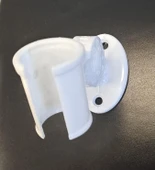 DUŞ MAFSALI - PLASTİK AYARLI ÇIT ÇITLI BEYAZ thumbnail 3