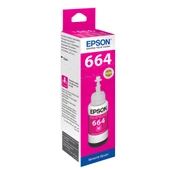 Epson T6643 Magenta Kırmızı Şişe Mürekkep T66434A - 1