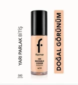 Flormar Invisible Cover HD Foundation 040 Light Ivory - 1