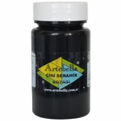 Çini Seramik Boyası 8609 Siyah 90 ml - 2