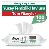 sleepy easy clean yüzey temizlik havlusu 100 adet - 1