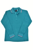 Kolej Yeşil Polo Yaka Sweat KMZ-S-5 - 2