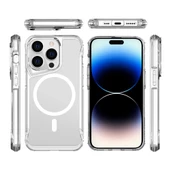 Apple iPhone 15 Pro Max Kılıf  Magsafe Şarj Özellikli T-Max Magsafe Kapak - 3