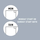 Sürekli Takvim, 12 Aylık Tarihsiz Takvim, Aylık Planlayıcı Takvim, A4, 33x48 cm, Undated Monthly Wall Planner, Wall Cale thumbnail 4