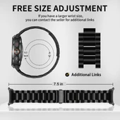 Samsung Galaxy Watch 7 Ultra 47mm Kordon Klipsli Metal Kordon 04 +Kısaltma Aparatı - 12