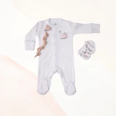 10 lu Baby Swan %100 Pamuk Yenidoğan Hastane Çıkışı - 4