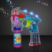 2 ADET VIP RENKLİ IŞIKLI KÖPÜK TABANCASI BUBBLES GUN BALONCUK TABANCASI +4 ADET YEDEK KÖPÜK SOLÜSYON - 1