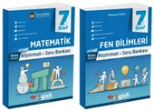 Gizli 2025 7. Sınıf Matematik + Fen Bilimleri Alıştırmalı Soru Bankası Seti 2 Kitap - 1
