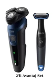 PHİLİPS S5445 Islak/Kuru Sinek Kaydı Tıraş Makinesi - Bg1024 Banyo Vücut Bakım Tıraş Makinesi Seti - 1