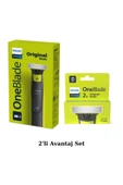 PHİLİPS Qp2724/10 Oneblade Yüz Ve Vücut Şekilendirici - Qp220/51 2'Li Yedek Bıçak Avantaj Set - 1
