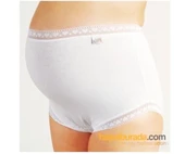 Elija Dantel Kenar Hamile Külot / Beyaz 1004 XL - 1