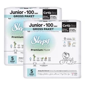 Sleepy Bio Natural Premium Plus Gross Paket Bebek Bezi 5 Numara Junior 200 Adet - 3