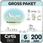 Sleepy Bio Natural Premium Plus Gross Paket Bebek Bezi 6 Numara Xlarge 200 Adet - 1