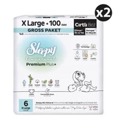 Sleepy Bio Natural Premium Plus Gross Paket Bebek Bezi 6 Numara Xlarge 200 Adet - 2