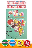 4 - 6 Yaş Eğiten Çizgiler Etkinlik Kitabı - 66 Sayfa - 1