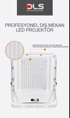 200W Projektör DLS Park Bahçe Site Çevre  Bina Tabela Dış Mekan Led Lamba - 4