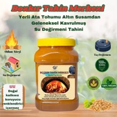 Bozkır Tahin Merkezi Yerli Altın Susam Tahini Çifte Kavrulmuş 930 gr (vegan&doğal) - 1
