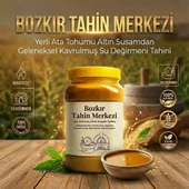 Bozkır Tahin Merkezi Ata Tohumu Altın Susam Taş Değirmen Tahini Kavrulmuş 930 gr (vegan&doğal) thumbnail 1